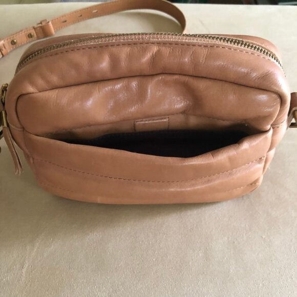 Madewell Transport Camera Bag Puff Edition Warm Hickory Leather - Picture 4 of 11